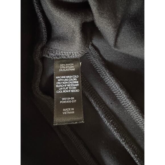 Betabrand Dress Pant Yoga Pants (DPYP) Black Size L Short (Petite) Work Pull On - Picture 6 of 6